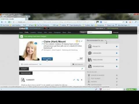 how to make your linkedin profile private