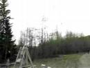 Test firing Trebuchet