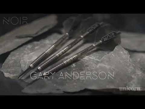 Noir Gary Anderson Phase 5 Steel Tip Dart Set 90% Tungsten 