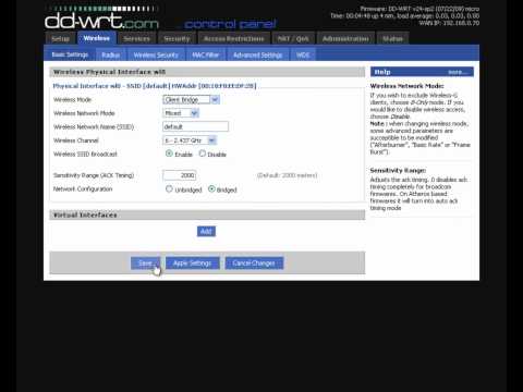 how to turn ddwrt into access point