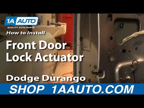 How To Install Replace Front Door Lock Actuator Dodge Durango 04-09 1AAuto.com