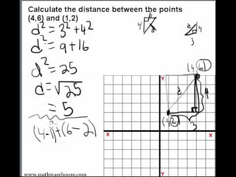 how to use the distance formula