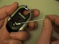 Padlock picked with a paper clip