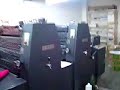 Four color offset press machine( Part 1)