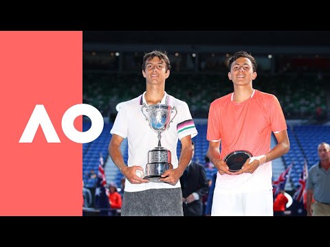 Junior boys' singles trophy presentation | Australian Open 2019