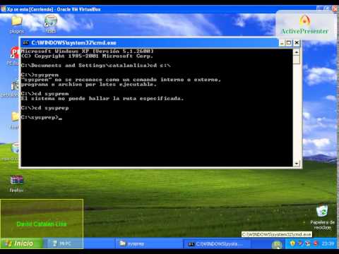 how to properly sysprep windows xp