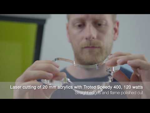 Endless Possibilities in Laser Engraving and Cutting New Speedy 400 Trotec Laser