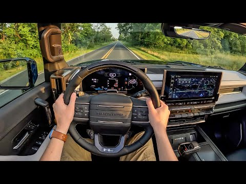 2024 GMC Hummer EV SUV 3X - POV Sunset Drive (Binaural Audio)