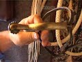 magyarul lsd. lent j�nos was given this 100-year-old spur as a gift around 1960, by istv�n r. t�th, who was chief herdsman at the time.
the side of the spur, which would have been fitted to the riding boot, is decorated with a tulip design, and filed coins were slotted into the end, which jingled when dancing.

-------------------------------------------
j�nos b� 1960 k�r�l kapta aj�nd�kba ezt a 