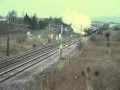 A1 60163 Tornado southbound 'Peppercorn Pioneer' blasts through Birtley Co Durham 31 Jan 2009
