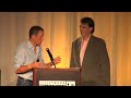 Mike Levin and Brad Stratton give their acceptance speeches at the 2008 Ride for the Roses.