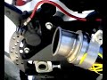 scarico ap racing  con fiamme