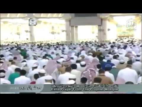 صلاة العشاء-المسجد النبوي 1435.10.16ه