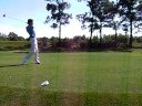 Jack teeing off in Florida