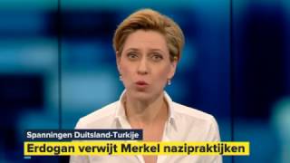 Erdogan verwijt Merkel nazipraktijken