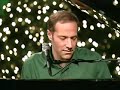 jim brickman performs his holiday hit peace accompanied by electric violinist tracy silverman and vocalists anne cochran, kristy starling and jeff timmons.
