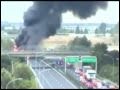 Scary truck crash - Disastrous highway accident caught on tape