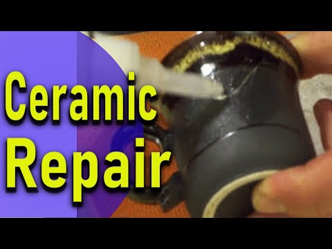 how to repair broken ceramic