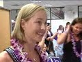 V Australia arrive at Phuket footage & interview
