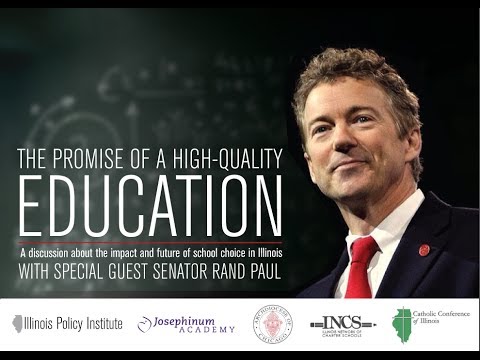 The promise of a high-quality education with Senator Rand Paul