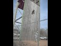 Riley Rapelling At the Oak Ridge Spring Break adventure camp