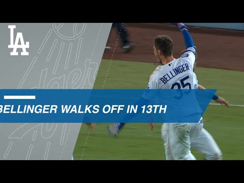 Video: Cody Bellinger hits a walk-off single in the 13th