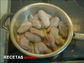 RECETASonline - Alitas de pollo al ajillo - Receta de cocina