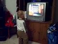 videos de Theron dancing to Veggietales