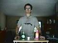 Me Drinking Mouthwash and Pepto-Bismol.