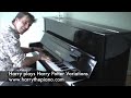 harry plays harry potter theme tune