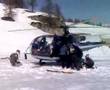 Exercice pisteur secouriste hélico PGHM briançon 2007