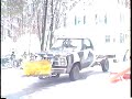 Plow Man Plowing Into  88 Blazer