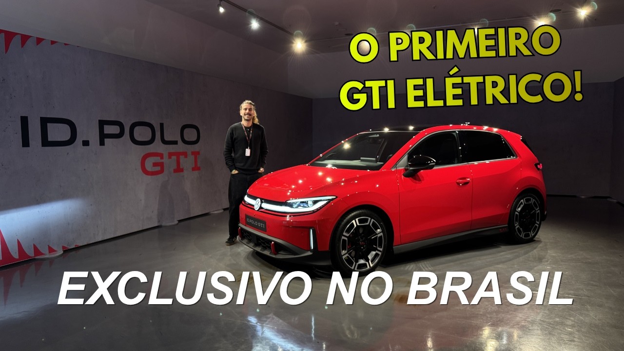 NOVO VW ID. POLO GTI: CONHECEMOS O PRIMEIRO GTI ELÉTRICO COM EXCLUSIVIDADE