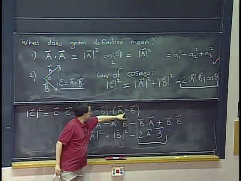 Multivariable Calculus : Dot Product 