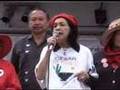 UFW Co-Founder Dolores Huerta speaks at Cesar Chavez Walk 08