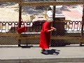 Old Cuban Lady Dancing in the Street