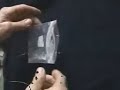 Water sphere in microgravity