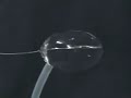 Water sphere in microgravity