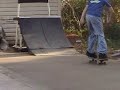 Skateboarding QuarterPipe And A Wedge Ramp