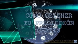 ¿Cómo obtener tu predicción gratuita?