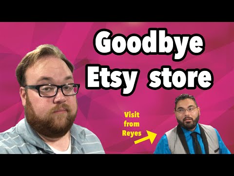video-linktoworks-I'm deleting my Etsy story! Special visit from Reyes...