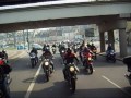 Manif des motards de Caen contre la loi de bridage a 100CV.
