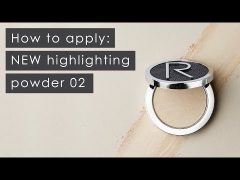 How to apply: NEW highlighting powder 02