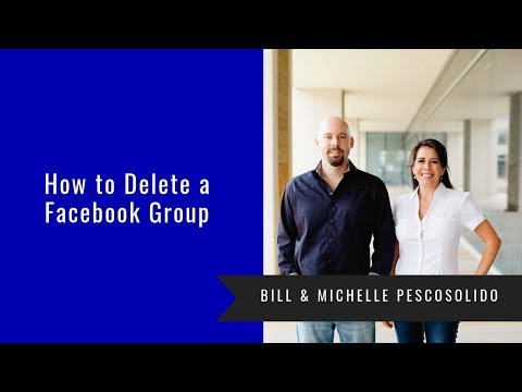how to do you delete a group on facebook