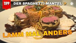Oster-Highlight: Lammrücken im Kartoffelnetz Oster-Highlight: Lammrücken im Kartoffelnetz