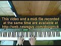 piano video tutorial