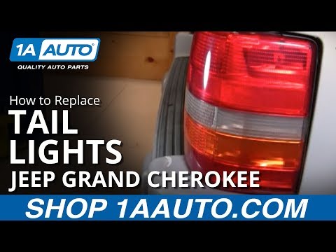 How To Install Replace Taillight Jeep Grand Cherokee 93-98 1AAuto.com