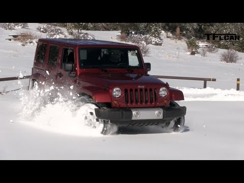 how to drive a jeep wrangler in the snow
