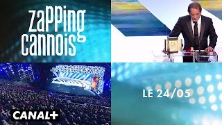Zapping cannois du 24/05 - E. Bercot, J.Audiard, V. Lindon, S. Marceau, L. Wilson