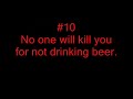 top 10 reasons beer is better than jesus